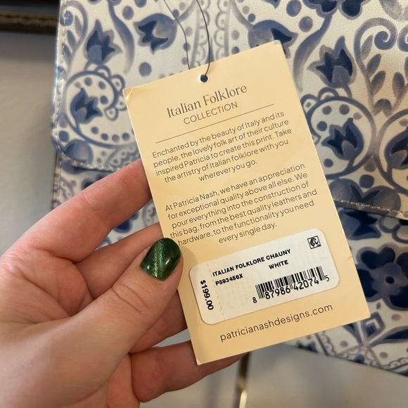 NWT Patricia Nash Italian Folklore Chauny Crossbody - Picture 3 of 10